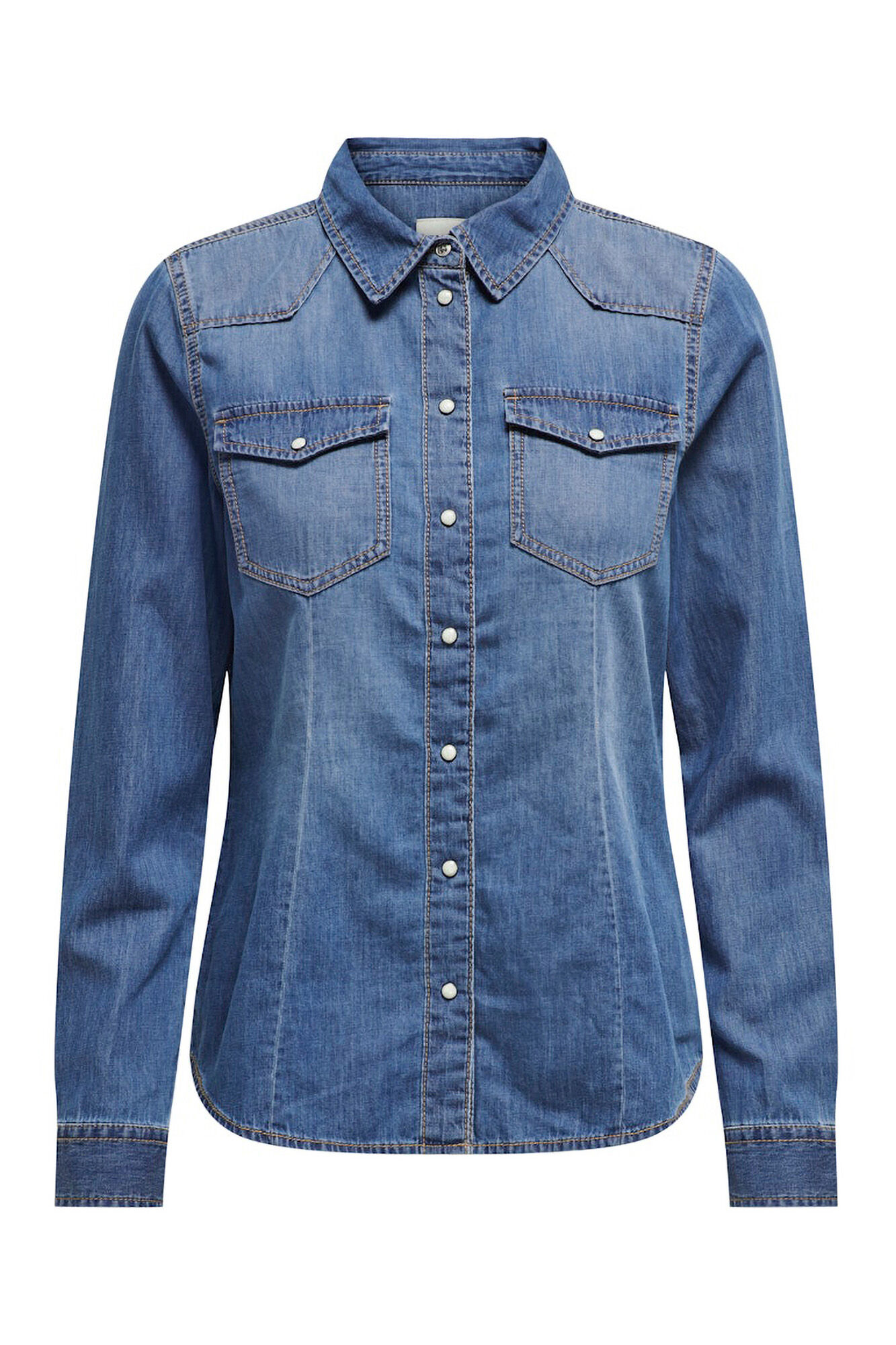 Only Camisa denim de manga larga
