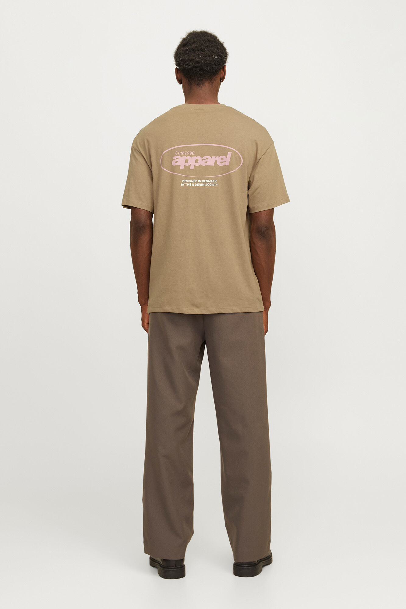 Jack & Jones Playera oversize fit gris