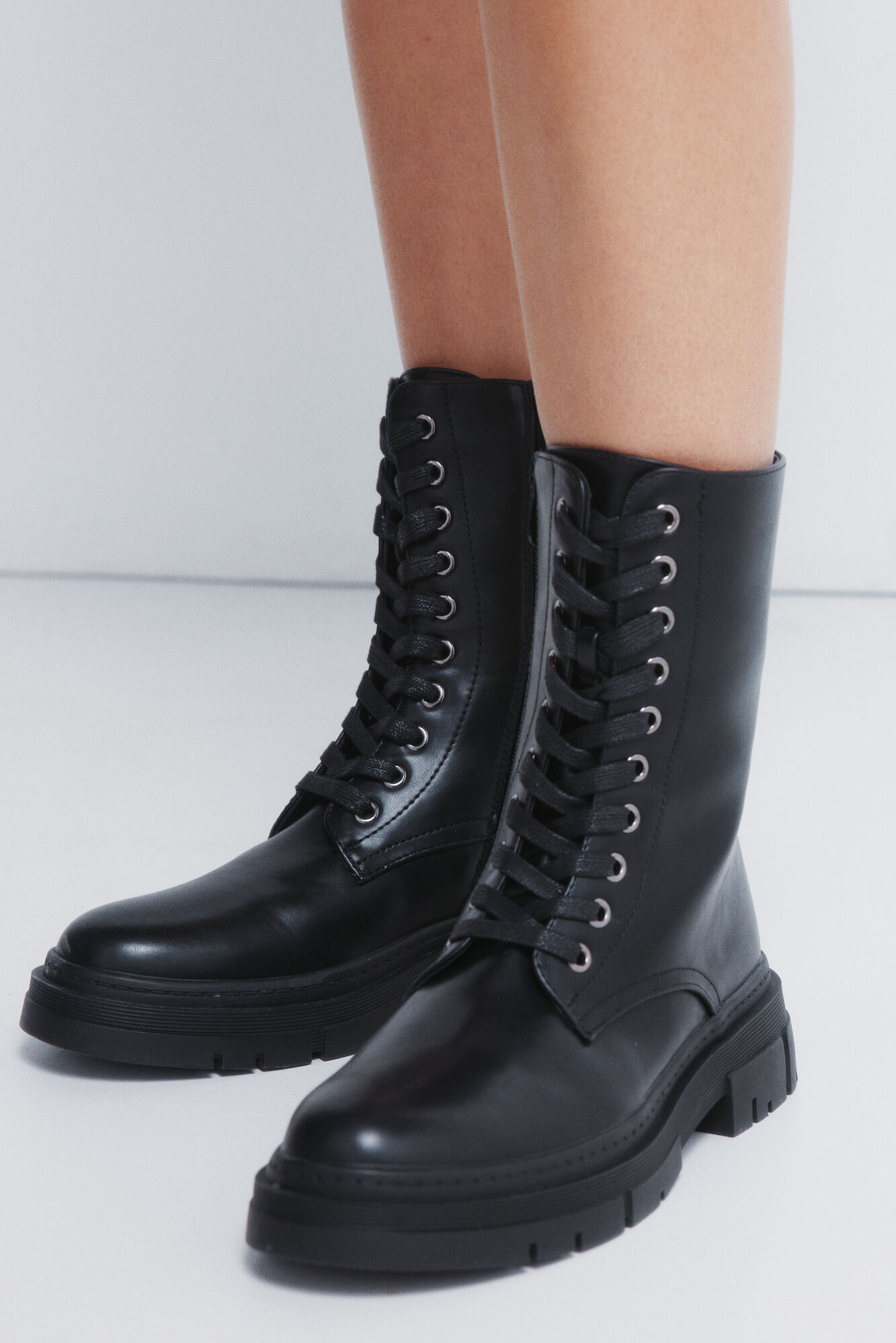 Springfield Botines militares cordones 