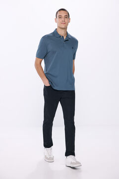Springfield Polo piqué basico regular fit azul