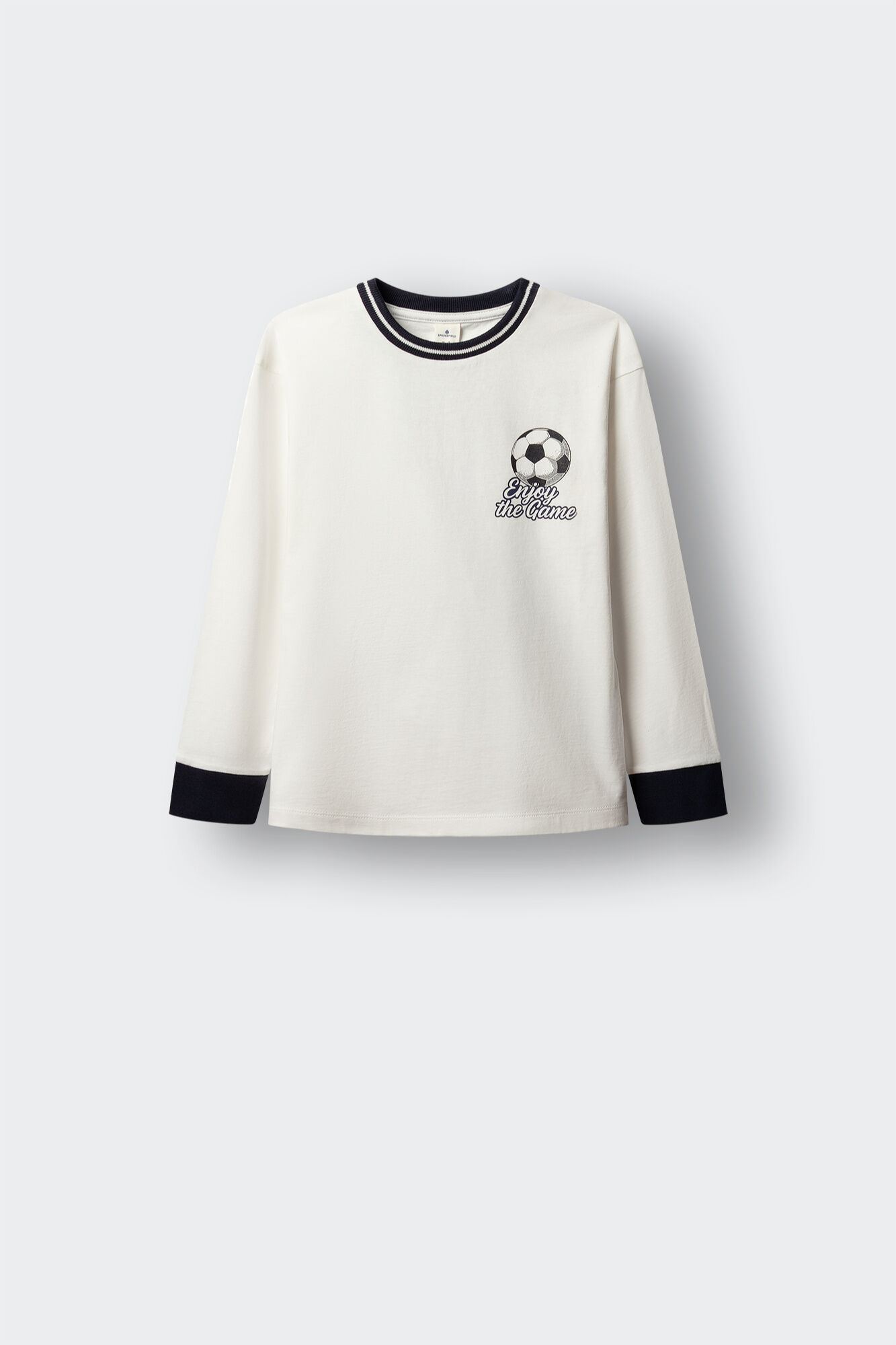 Springfield Kids Playera manga larga de pelota de f&uacute;tbol para ni&ntilde;o