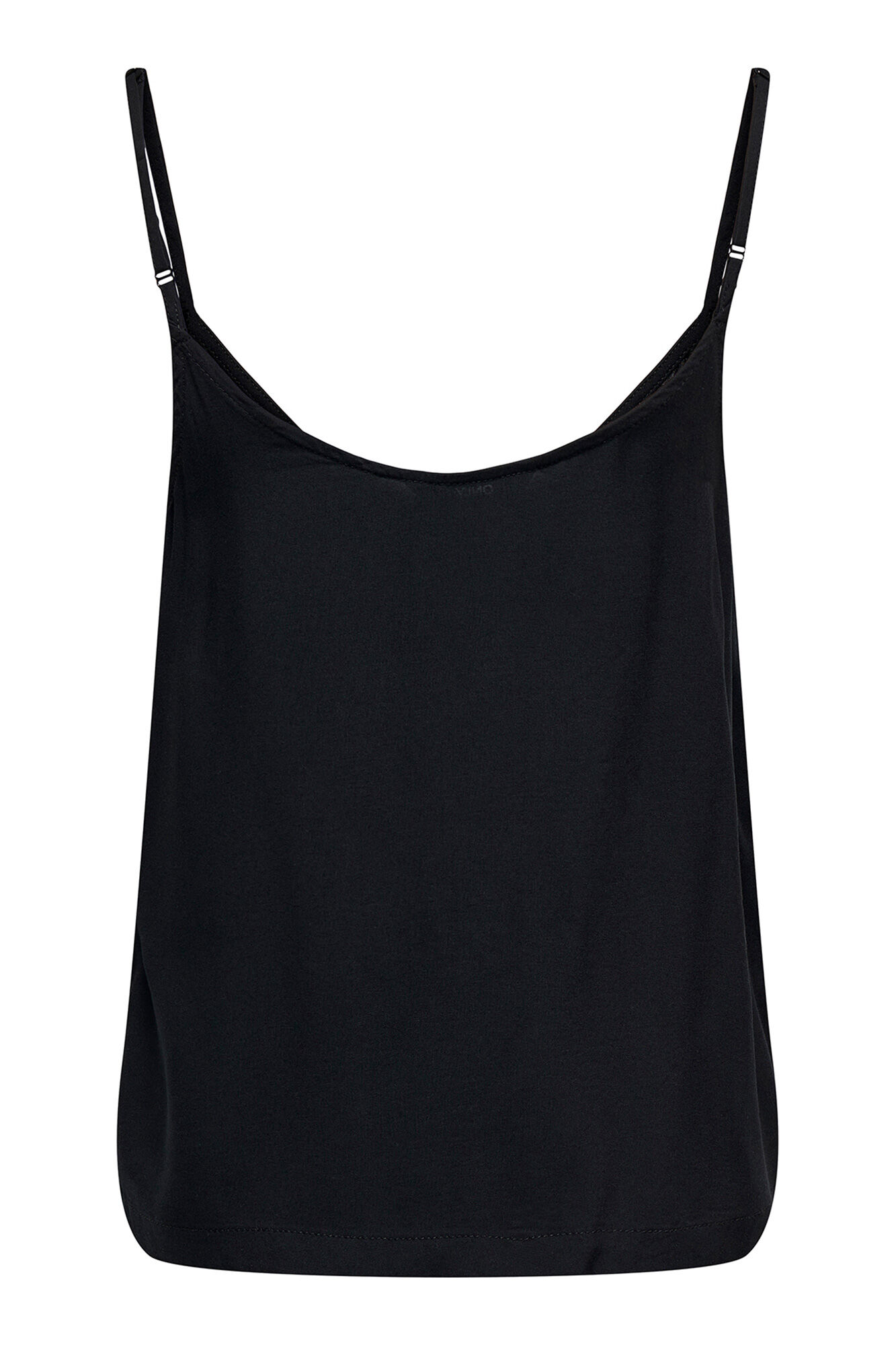 Only Camiseta regular fit tirantes negro