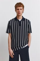 Springfield Polo de rayas regular fit azul