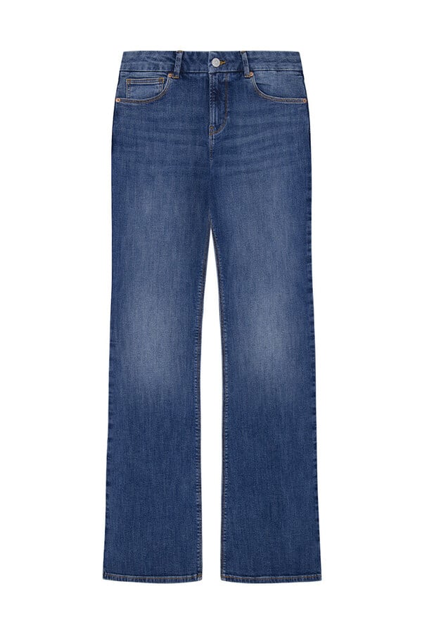 Springfield Jeans boot cut low flare azul medio