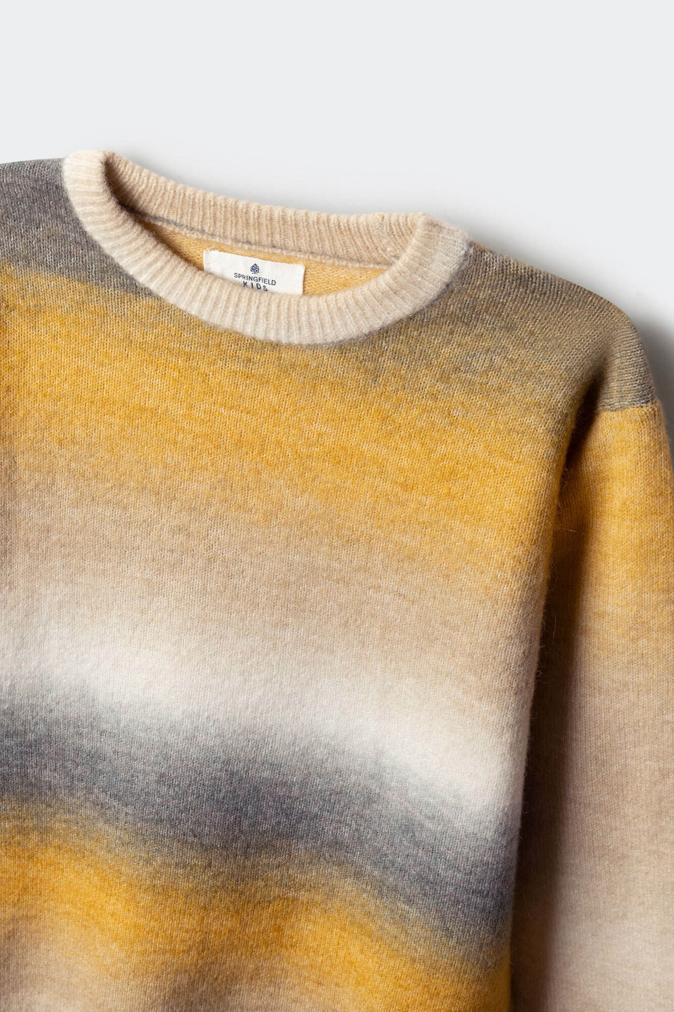 Springfield Kids Jersey de rayas naranjas para ni&ntilde;o amarillo