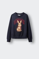 Springfield Kids Su&eacute;ter de conejo para ni&ntilde;a marino