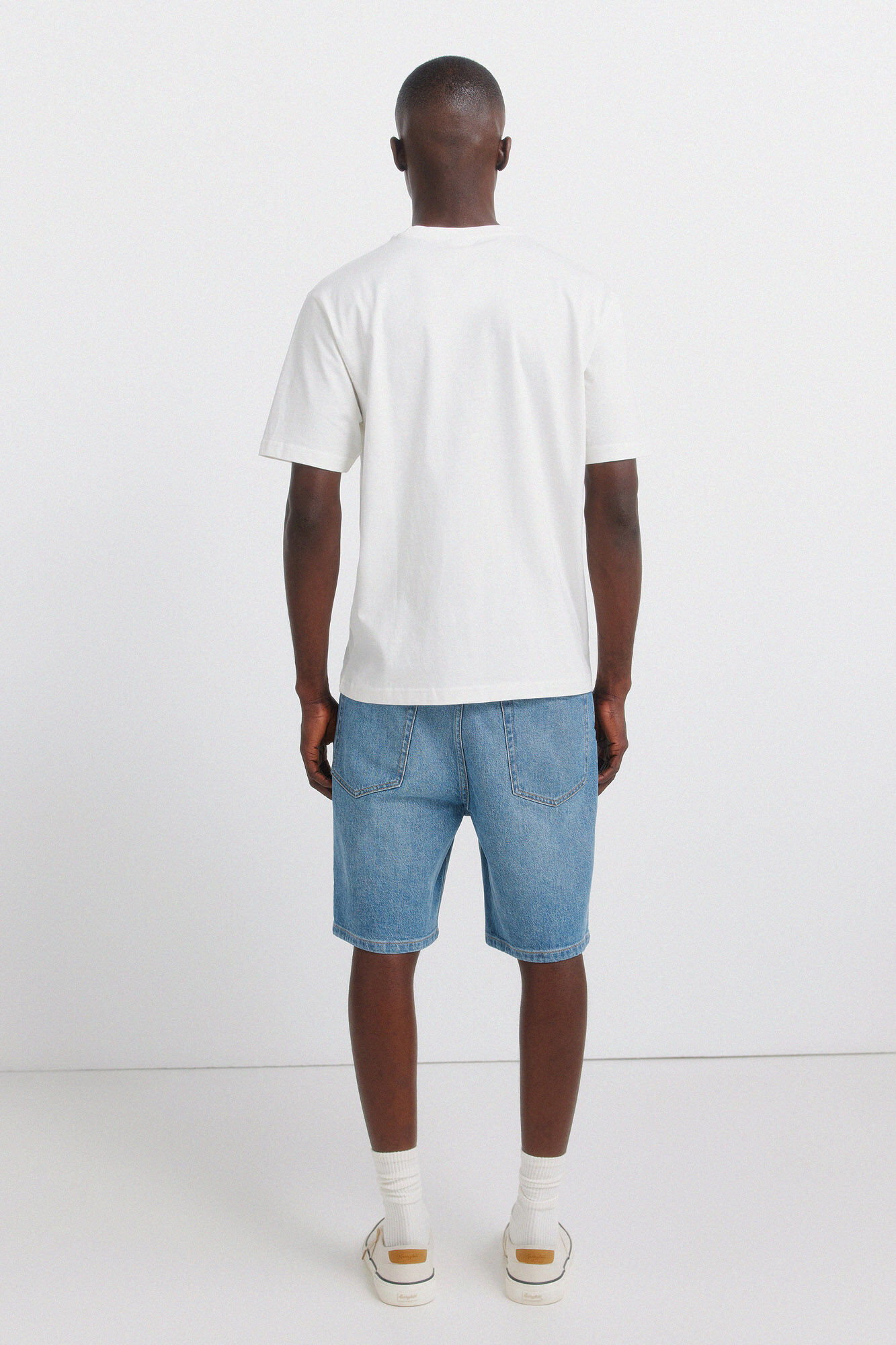 Springfield Bermuda de mezclilla regular fit azul