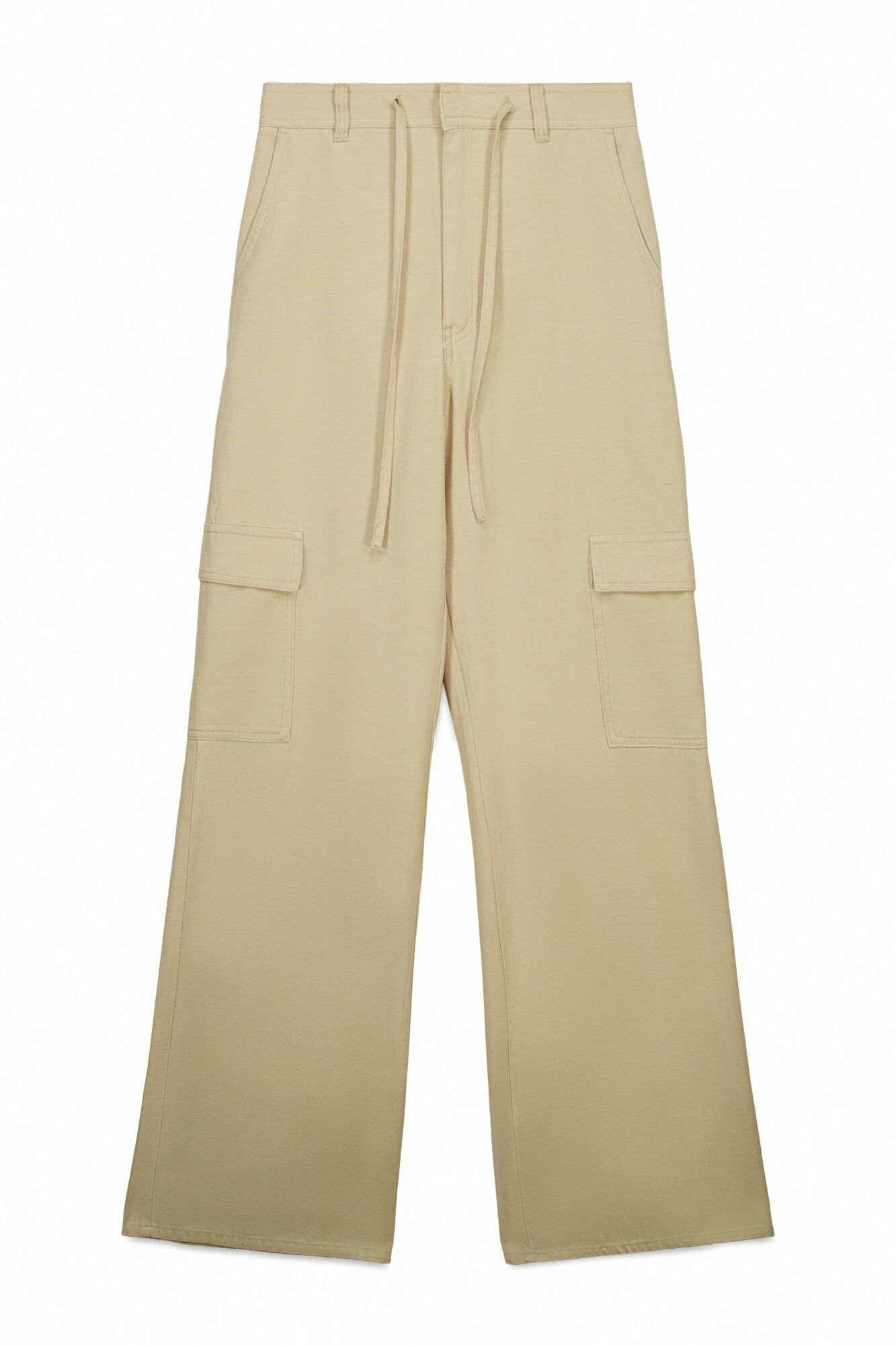 Springfield Pantal&oacute;n cargo de algod&oacute;n beige