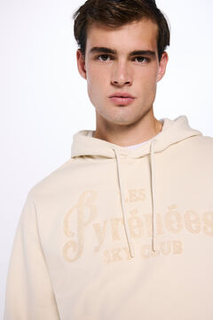 Springfield Sudadera capucha take de shot blanco