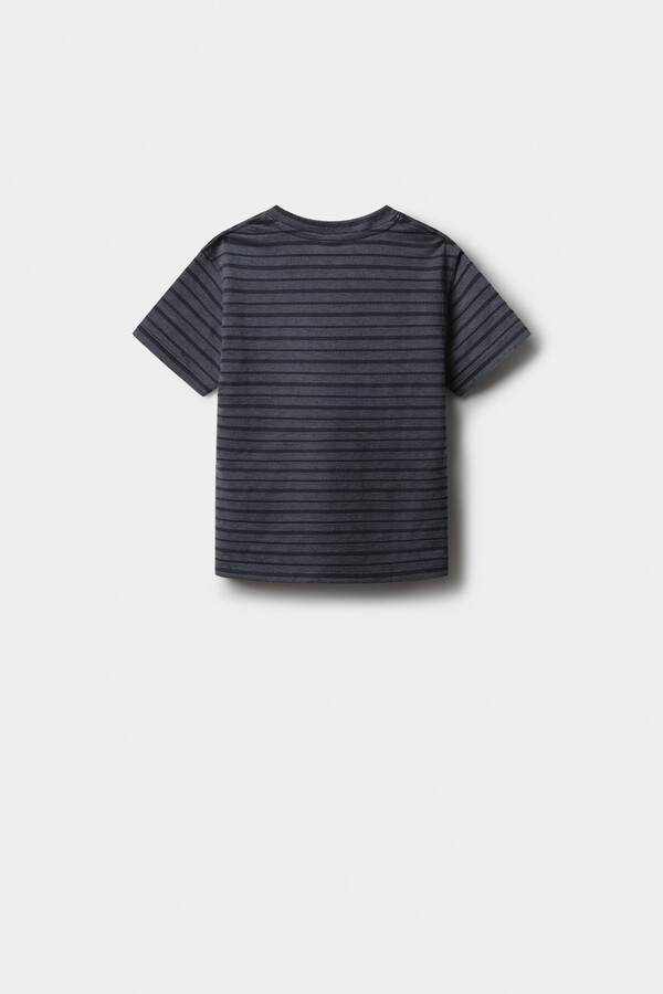 Springfield Kids Playera textura rayas niño azul