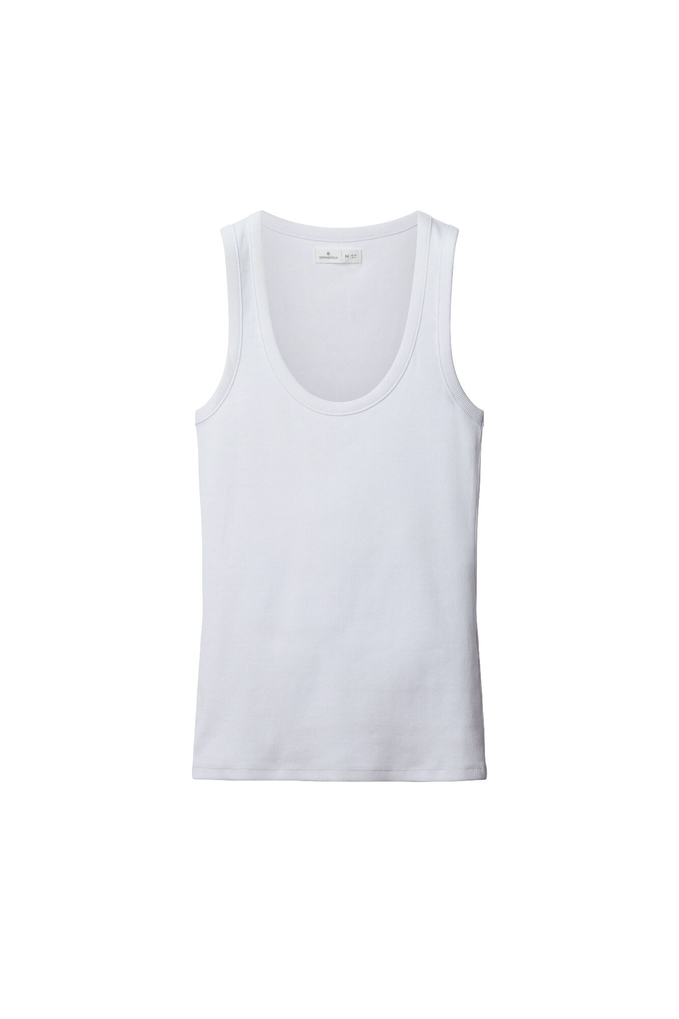 Springfield Playera de tirantes nadadora natural