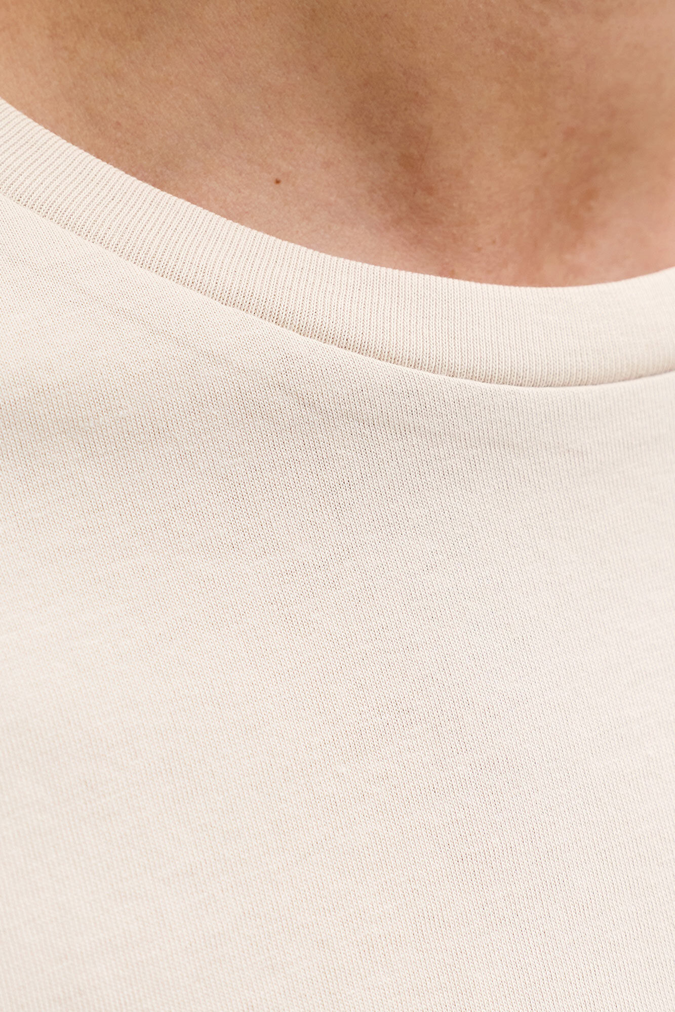 Jack & Jones Playera slim fit de algod&oacute;n con logo icono gris