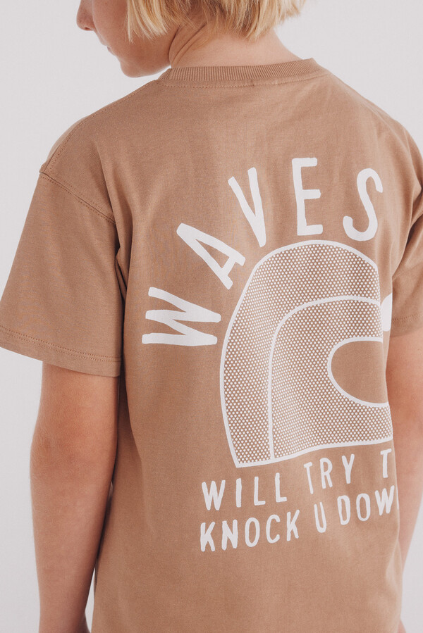 Springfield Kids Playera Waves niño estampado
