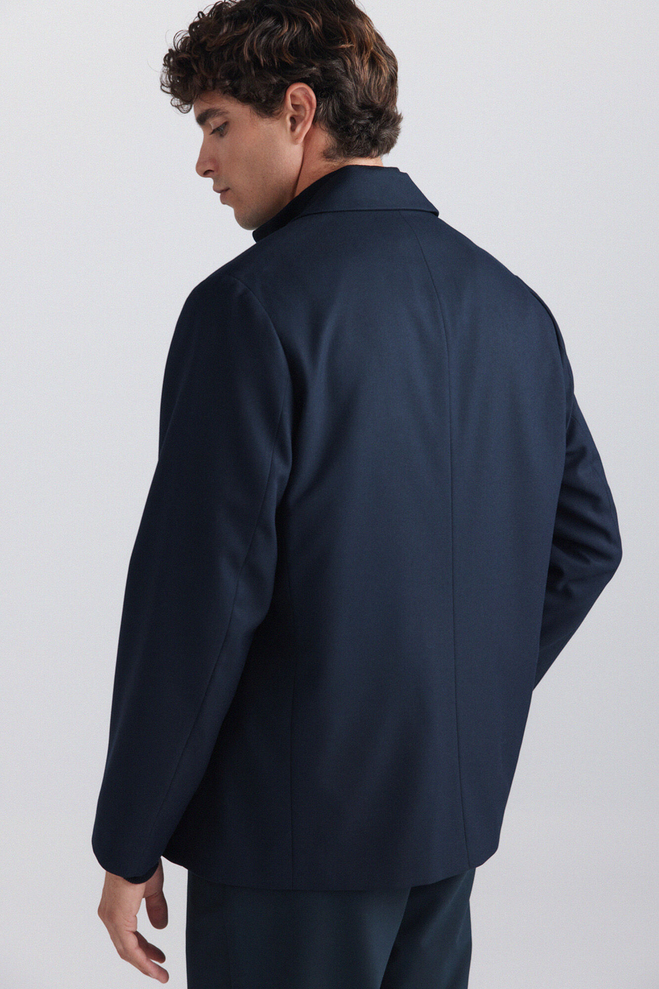 Springfield Blazer relaxed fit azulado