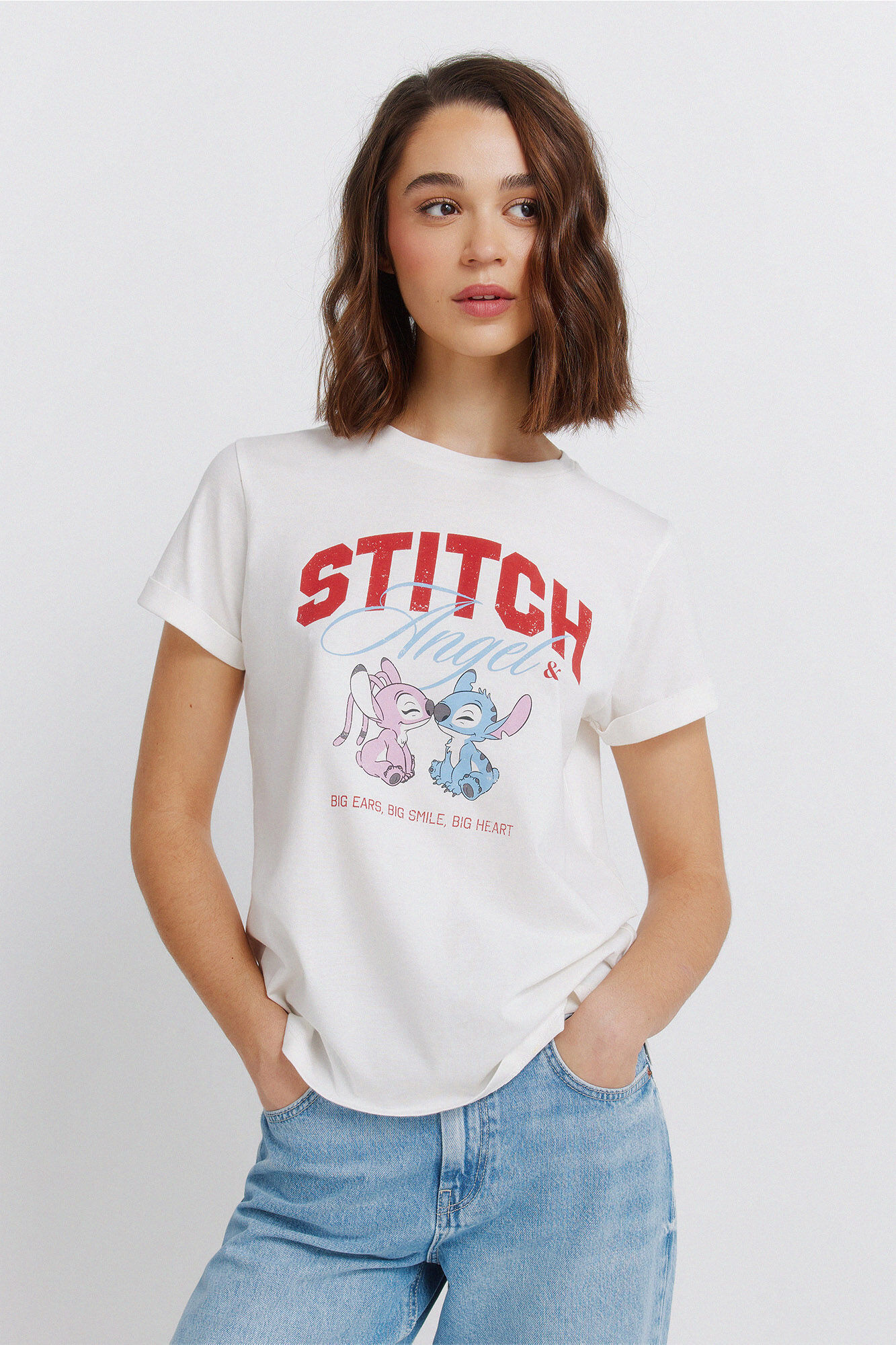 Springfield Playera de manga corta con estampado