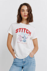 Springfield Playera de manga corta con estampado marfil