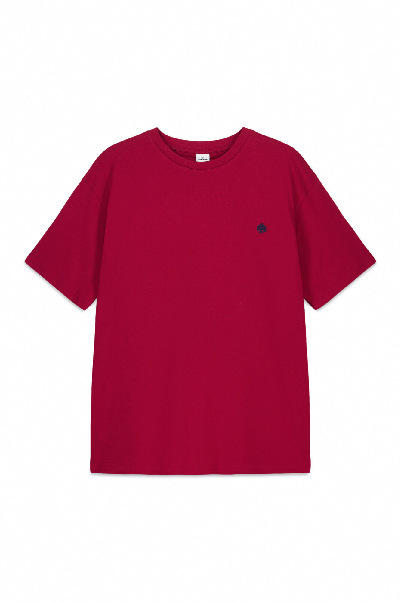 Springfield Camiseta b&aacute;sica logo Springfield rojo