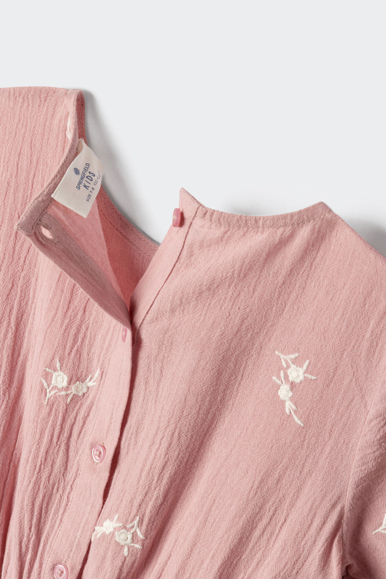 Springfield Kids Jumpsuit bordado para ni&ntilde;a morado/lila