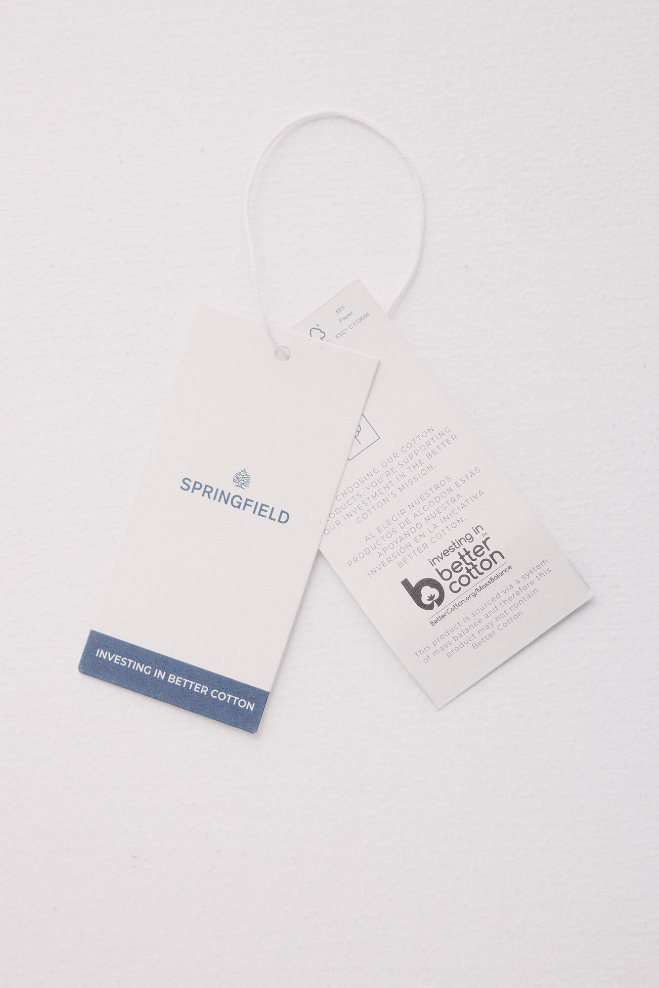 Springfield Jersey b&aacute;sico con bloques de color gris