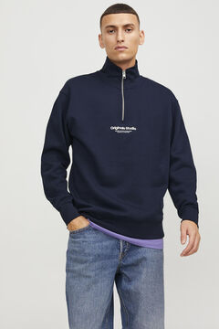 Springfield Sudadera cuello alto marino