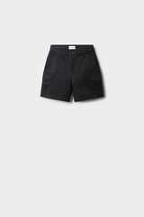 Springfield Kids Bermudas chino cargo para ni&ntilde;o negro
