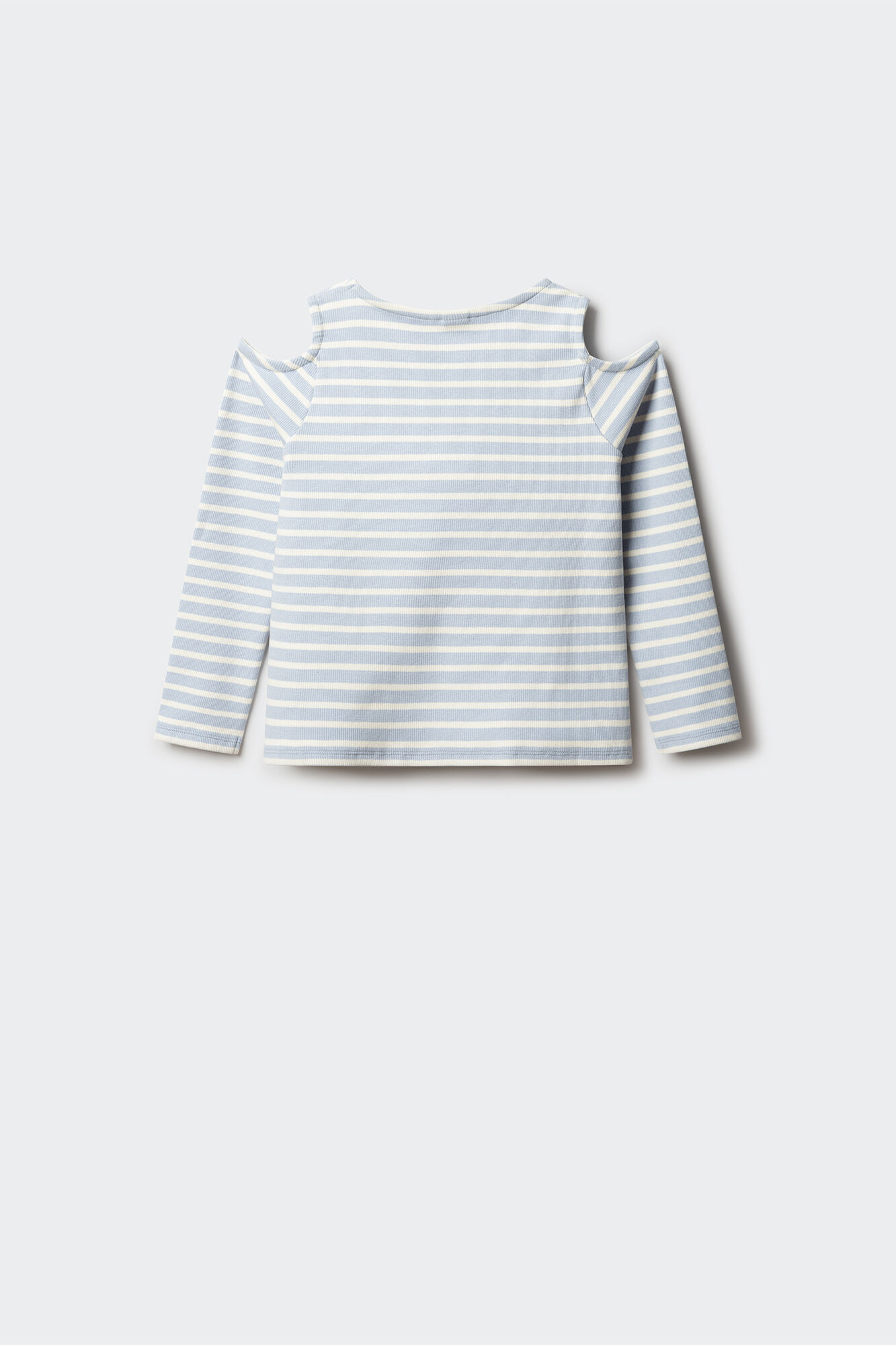 Springfield Kids Playera rib hombros descubiertos ni&ntilde;a azul