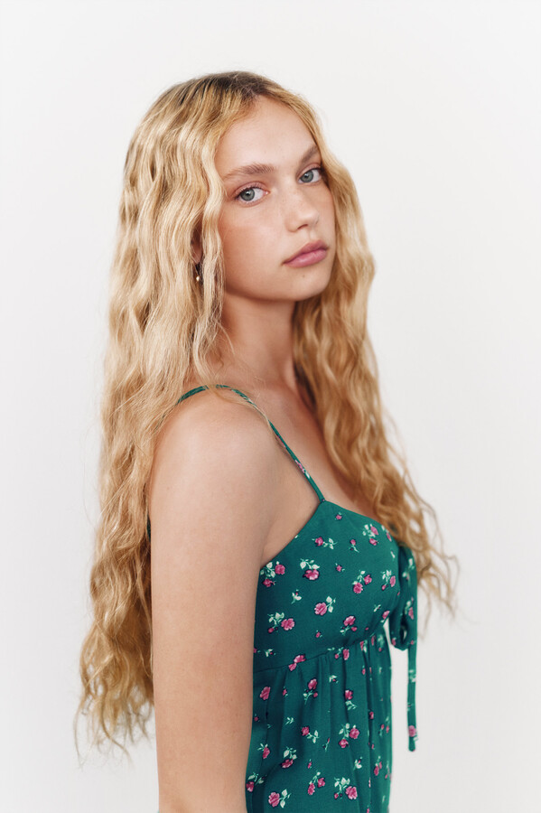 High Spirits Vestido "Tidal" verde