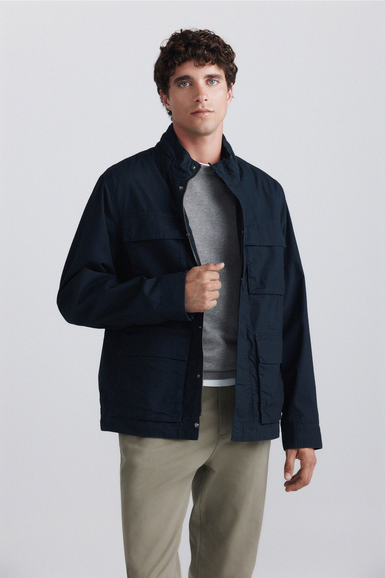 Springfield Parka de algod&oacute;n con bolsillos