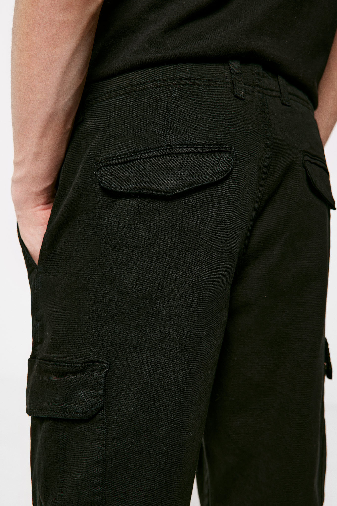 Springfield Pantal&oacute;n cargo negro