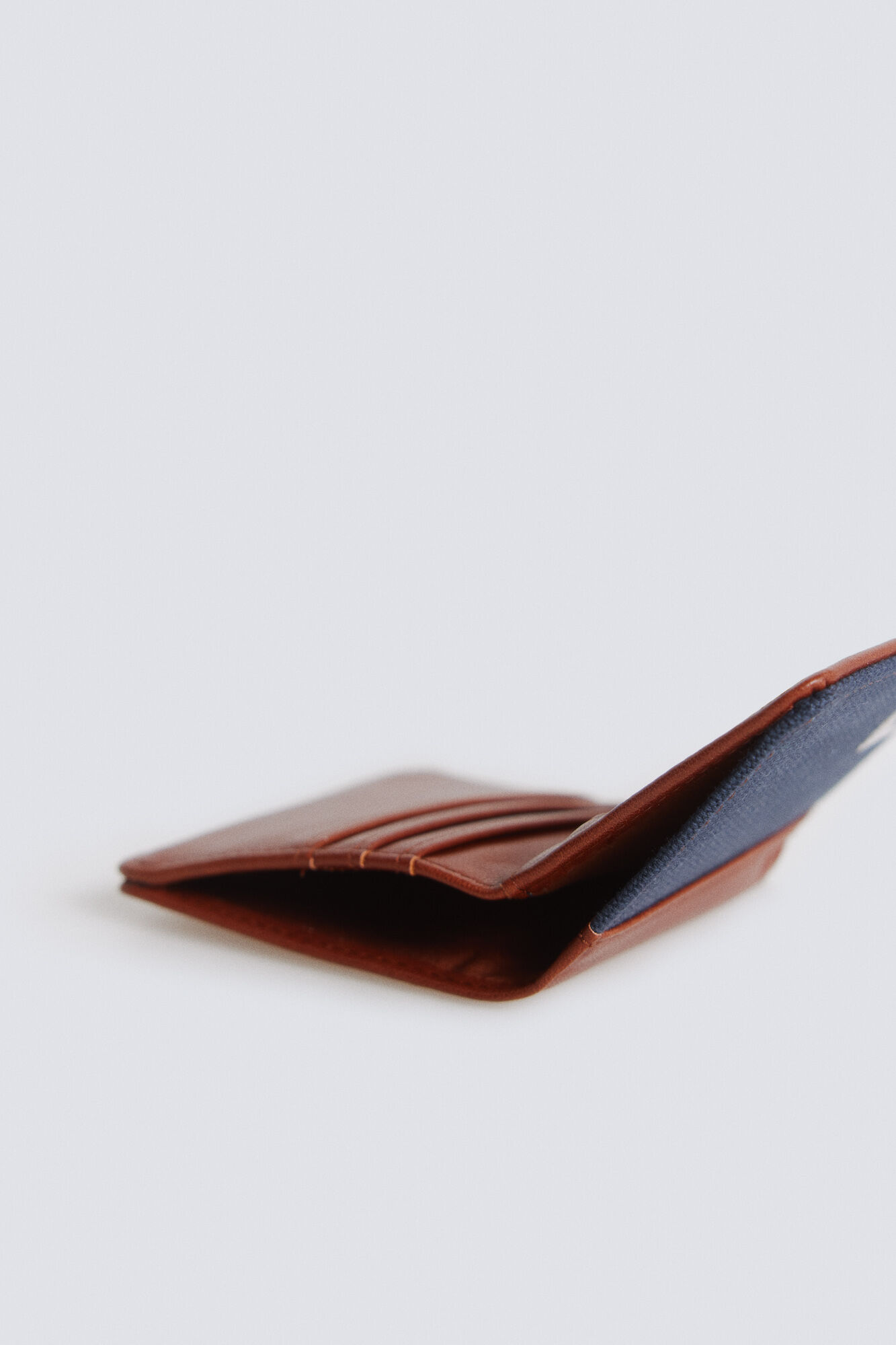 Springfield Cartera de canvas y efecto piel azulado