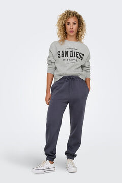Springfield Sudadera con cuello redondo gris