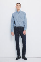 Springfield Jeans pitillo de color azul muy oscuro azul