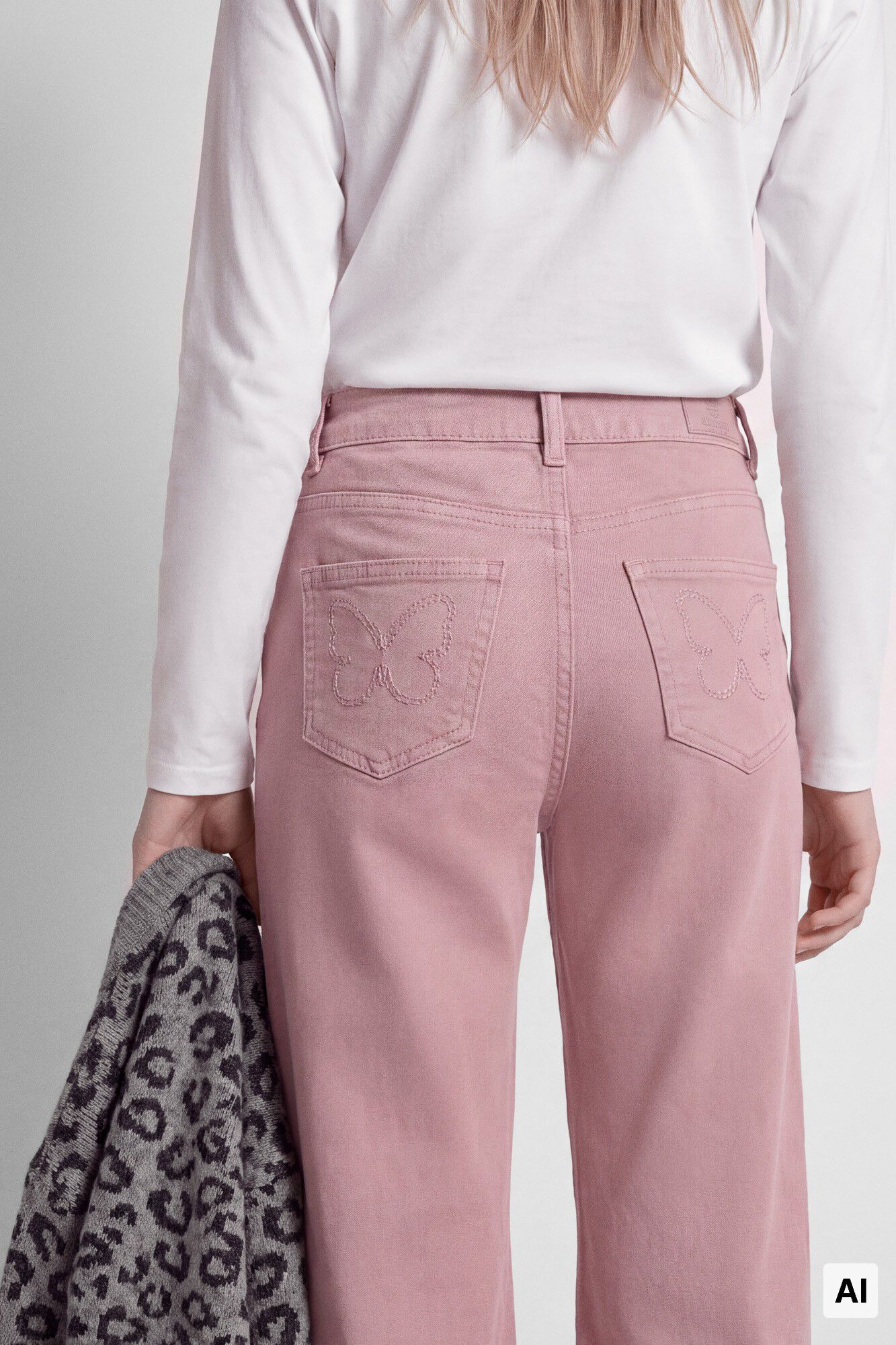 Springfield Kids Pantal&oacute;n culotte de sarga b&aacute;sico para ni&ntilde;a rosa