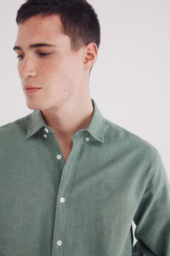 Springfield Camisa lino verde