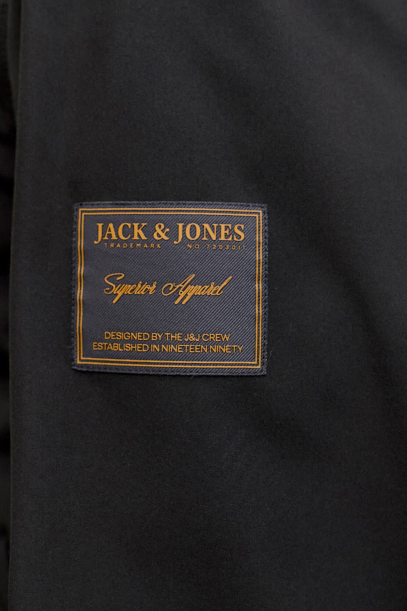 Jack & Jones Chamarra softshell con capucha negro