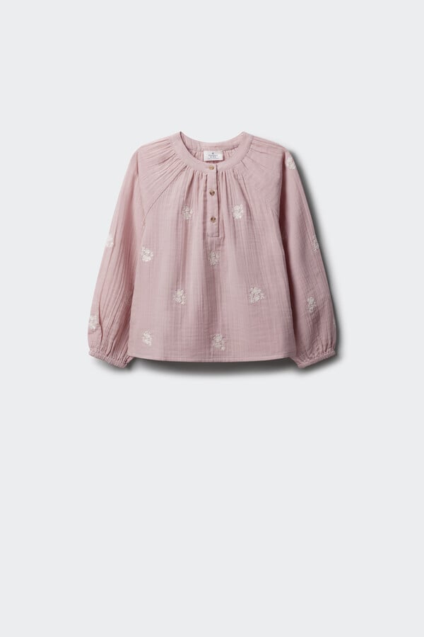 Springfield Kids Blusa manga larga niña rosa