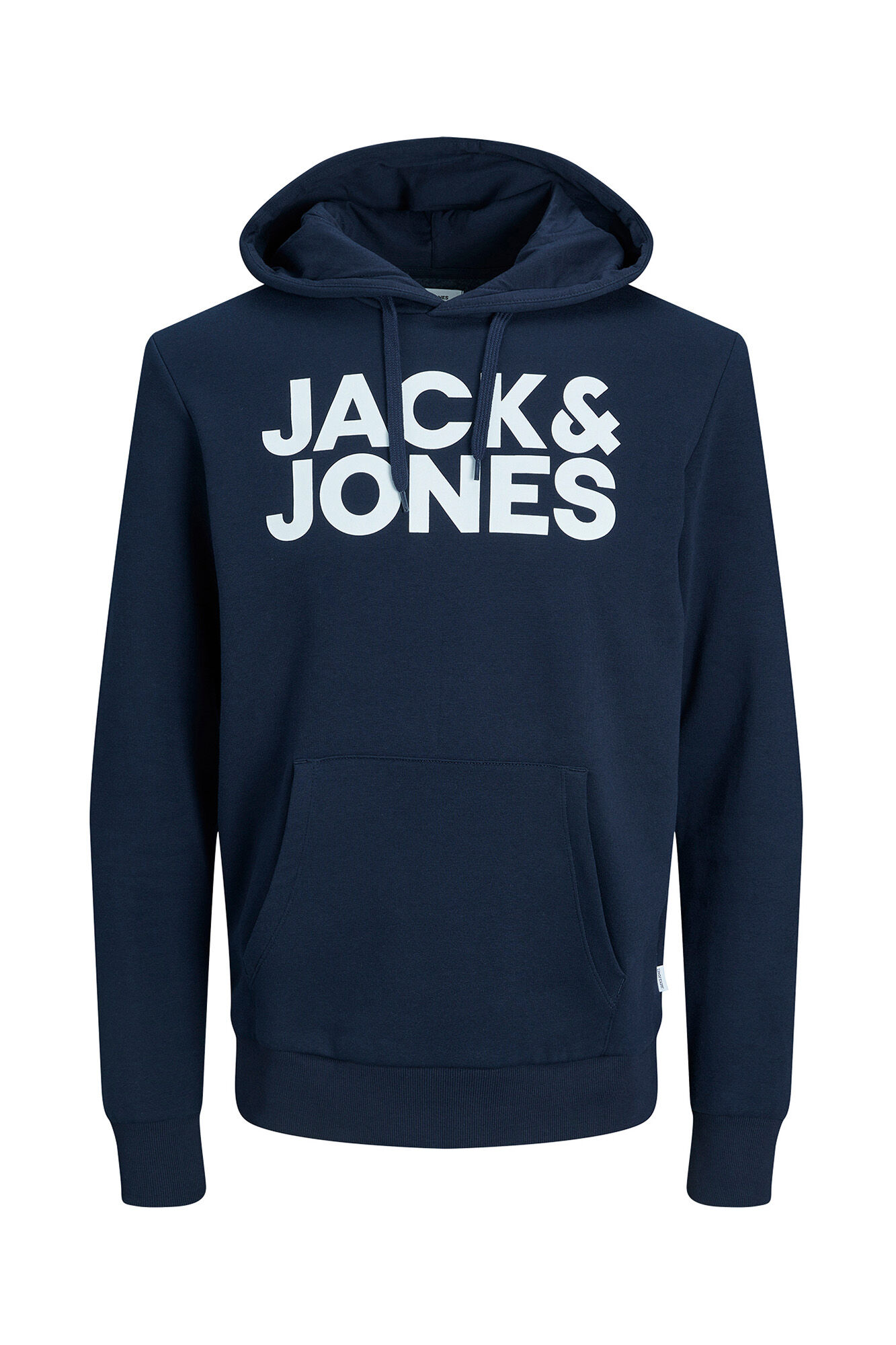 Jack & Jones Sudadera con logo y capucha marino