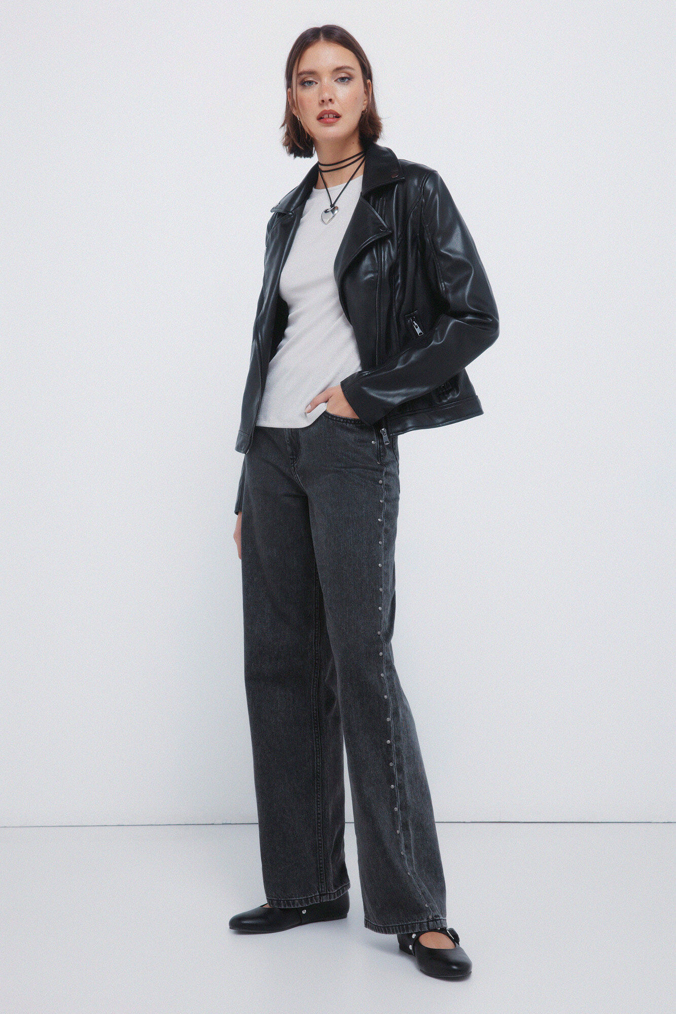 Springfield Playera con escote de l&uacute;rex gris