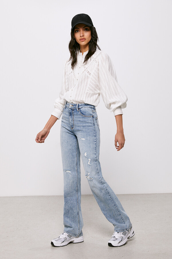 High Spirits Blusa Beverly natural