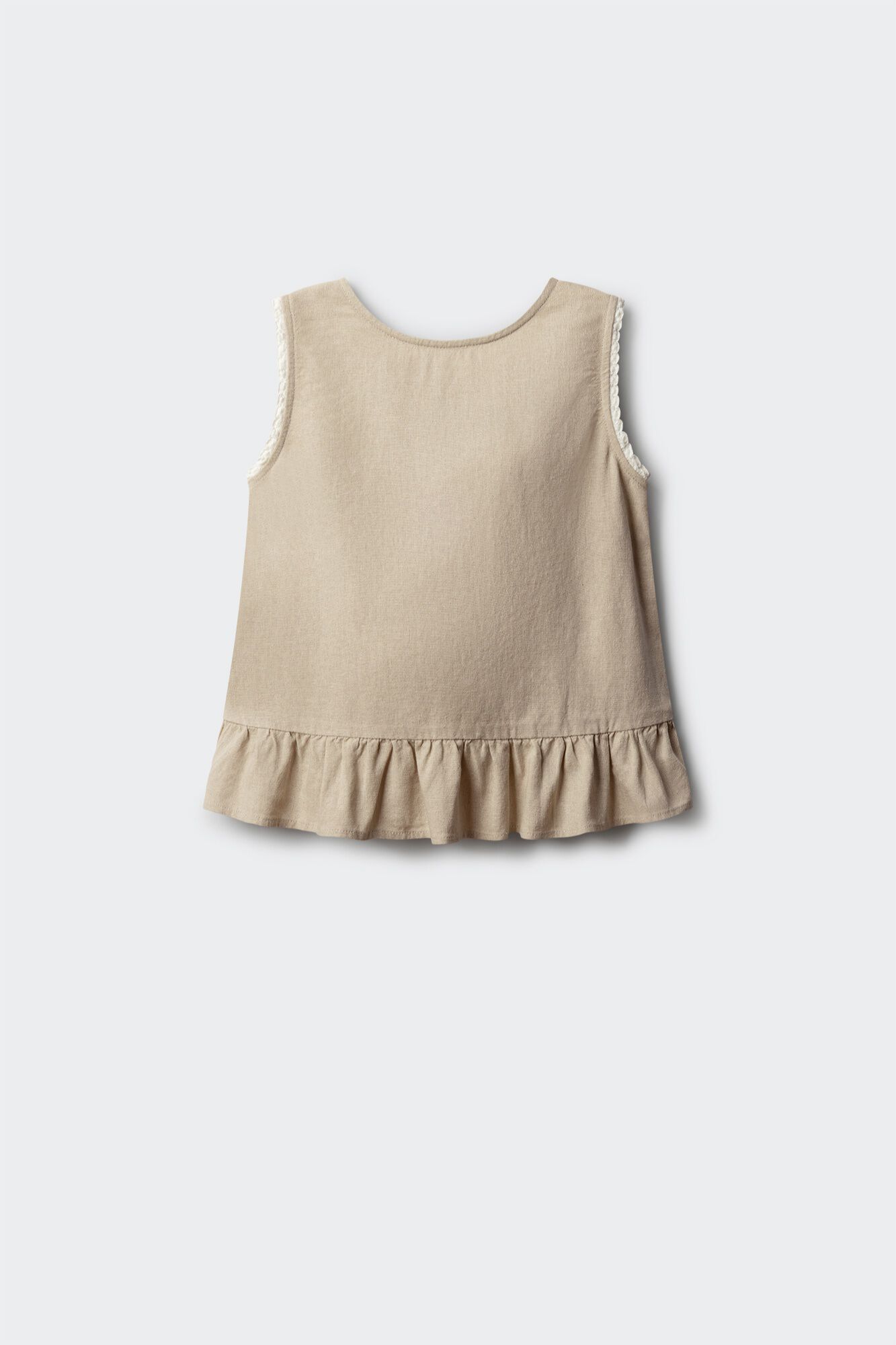 Springfield Kids Top de lino con lazos para ni&ntilde;a