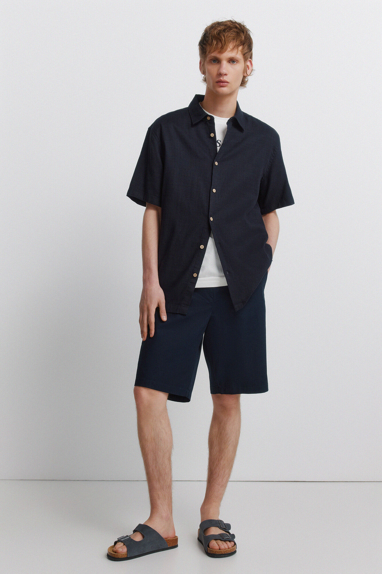 Springfield Bermudas de algod&oacute;n relaxed fit