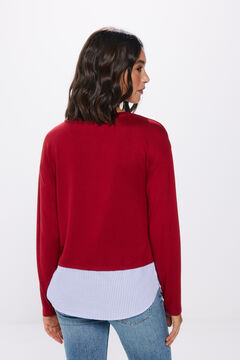 Springfield Playera combinada rojo