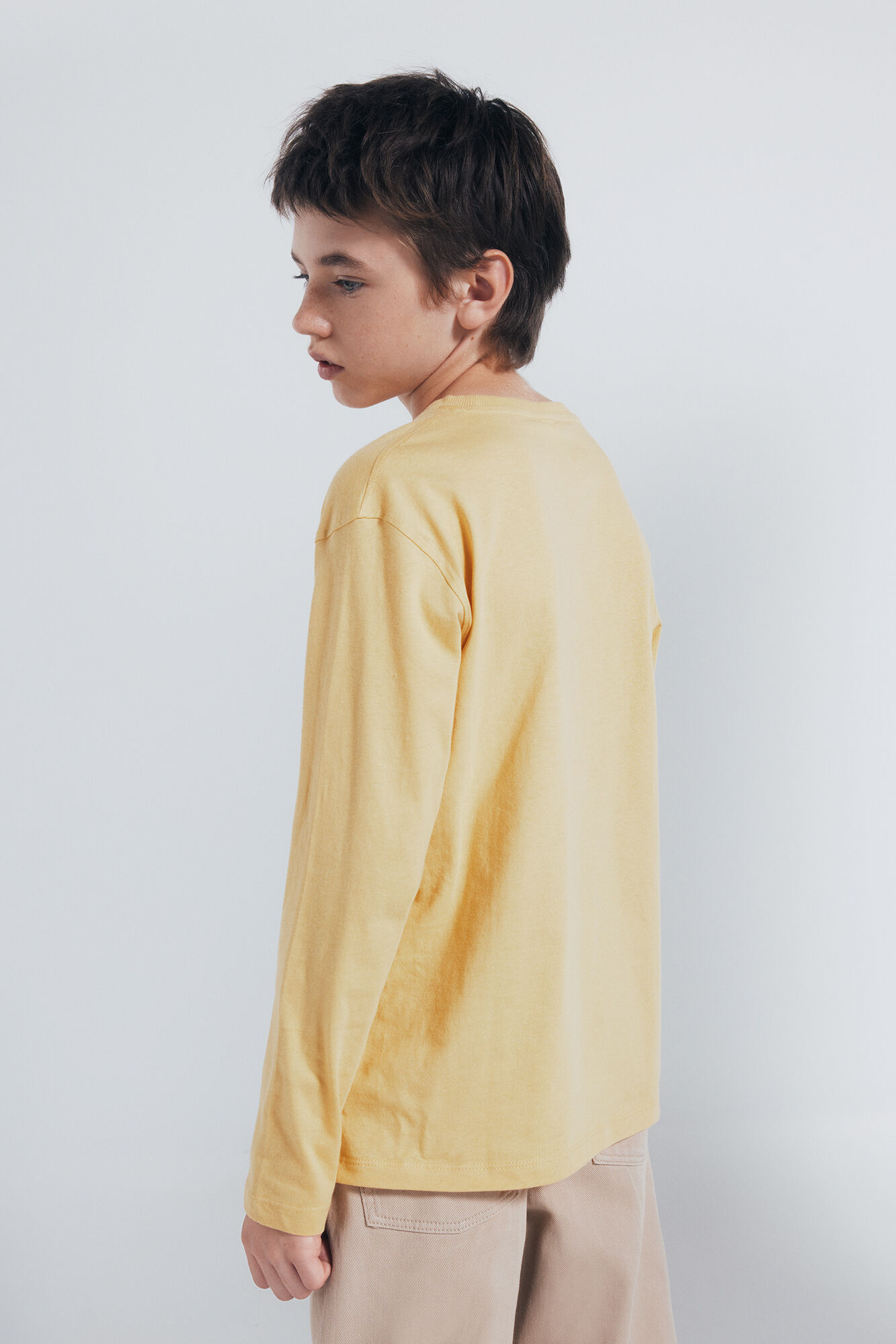 Springfield Kids Camiseta de manga larga amarilla &aacute;rbol ni&ntilde;o amarillo