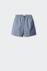 Springfield Kids Bermudas chino de lino para ni&ntilde;o azul