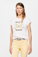 Springfield Playera "Believe" amarillo