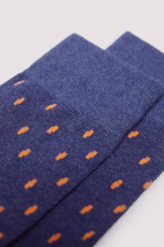 Springfield Calcetín largo jacquard azul