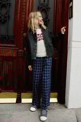 Springfield Kids Pantalón pijamero niña azul