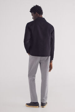 Springfield Pantalón chino estructura comfort fit gris
