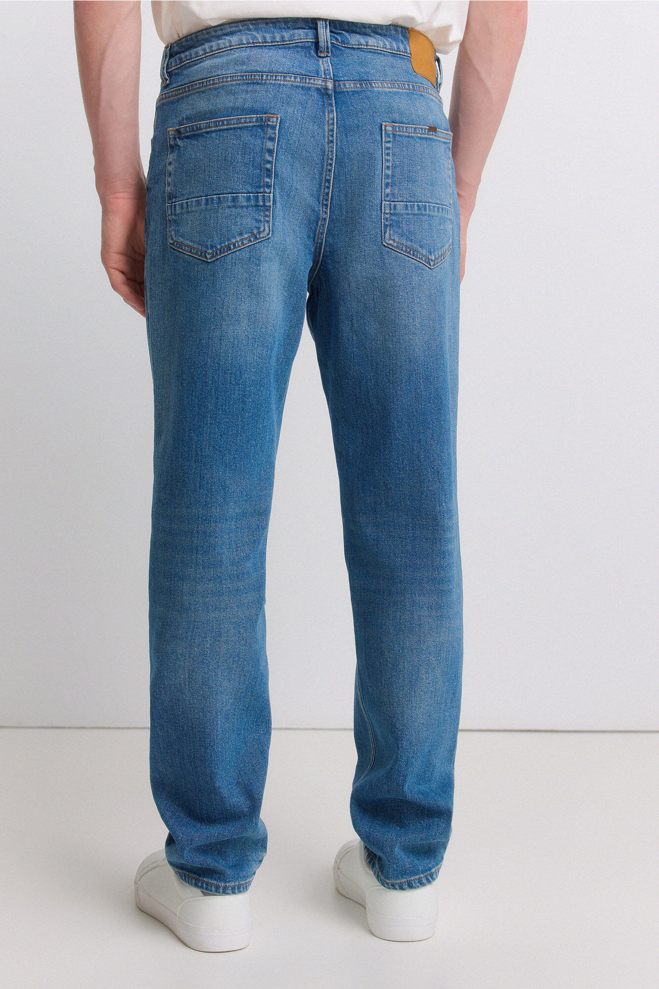 Springfield Jeans lavado medio sobrete&ntilde;ido regular fit azul