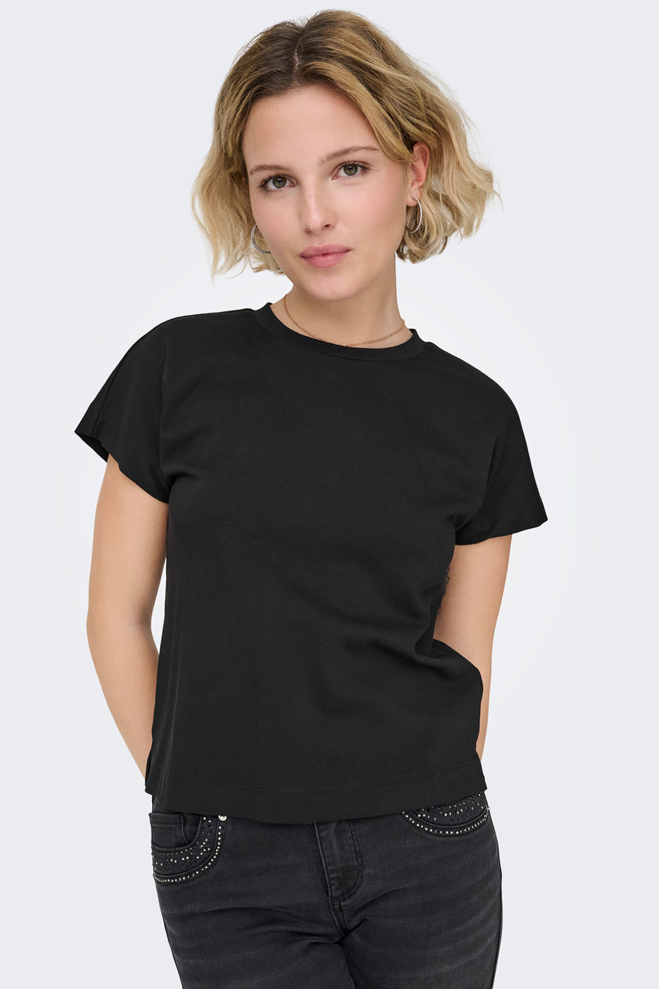 Only Playera de manga corta negro